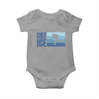 Got Ice Baby Onesie Ocean Blue Retro Ice Hockey Sport Lover Gift - Wonder Print Shop
