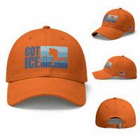 Got Ice Baseball Cap Ocean Blue Retro Ice Hockey Sport Lover Gift