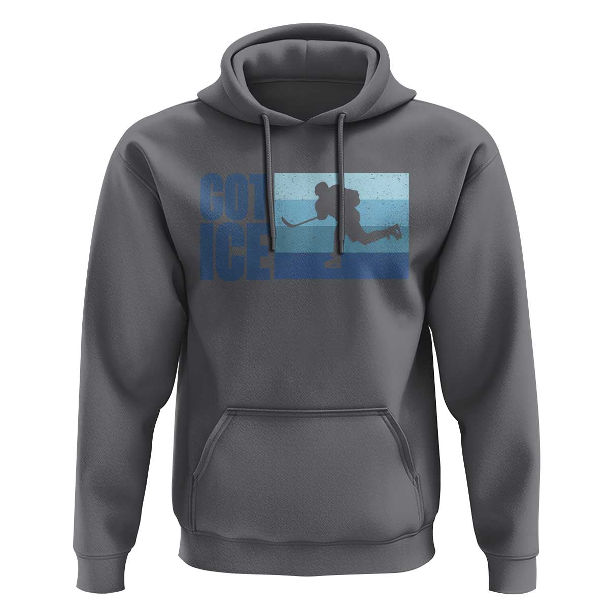 Got Ice Hoodie Ocean Blue Retro Ice Hockey Sport Lover Gift - Wonder Print Shop