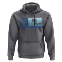 Got Ice Hoodie Ocean Blue Retro Ice Hockey Sport Lover Gift - Wonder Print Shop