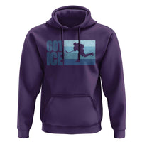 Got Ice Hoodie Ocean Blue Retro Ice Hockey Sport Lover Gift - Wonder Print Shop