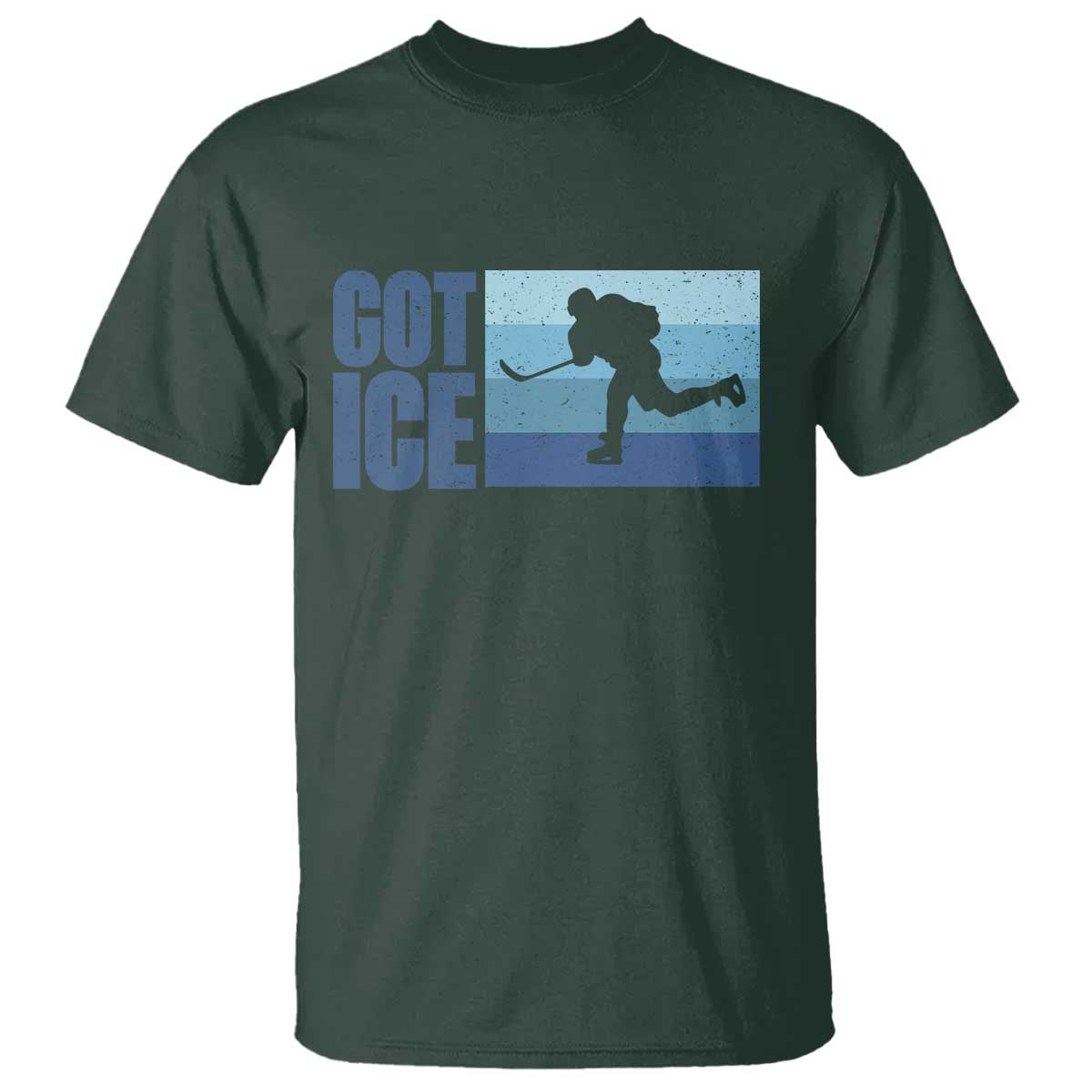 Got Ice T Shirt Ocean Blue Retro Ice Hockey Sport Lover Gift - Wonder Print Shop