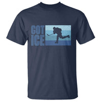 Got Ice T Shirt Ocean Blue Retro Ice Hockey Sport Lover Gift - Wonder Print Shop