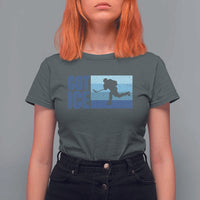 Got Ice T Shirt For Women Ocean Blue Retro Ice Hockey Sport Lover Gift - Wonder Print Shop