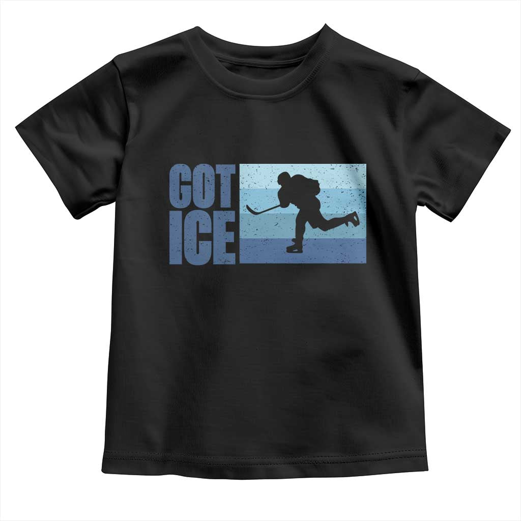 Got Ice Toddler T Shirt Ocean Blue Retro Ice Hockey Sport Lover Gift - Wonder Print Shop