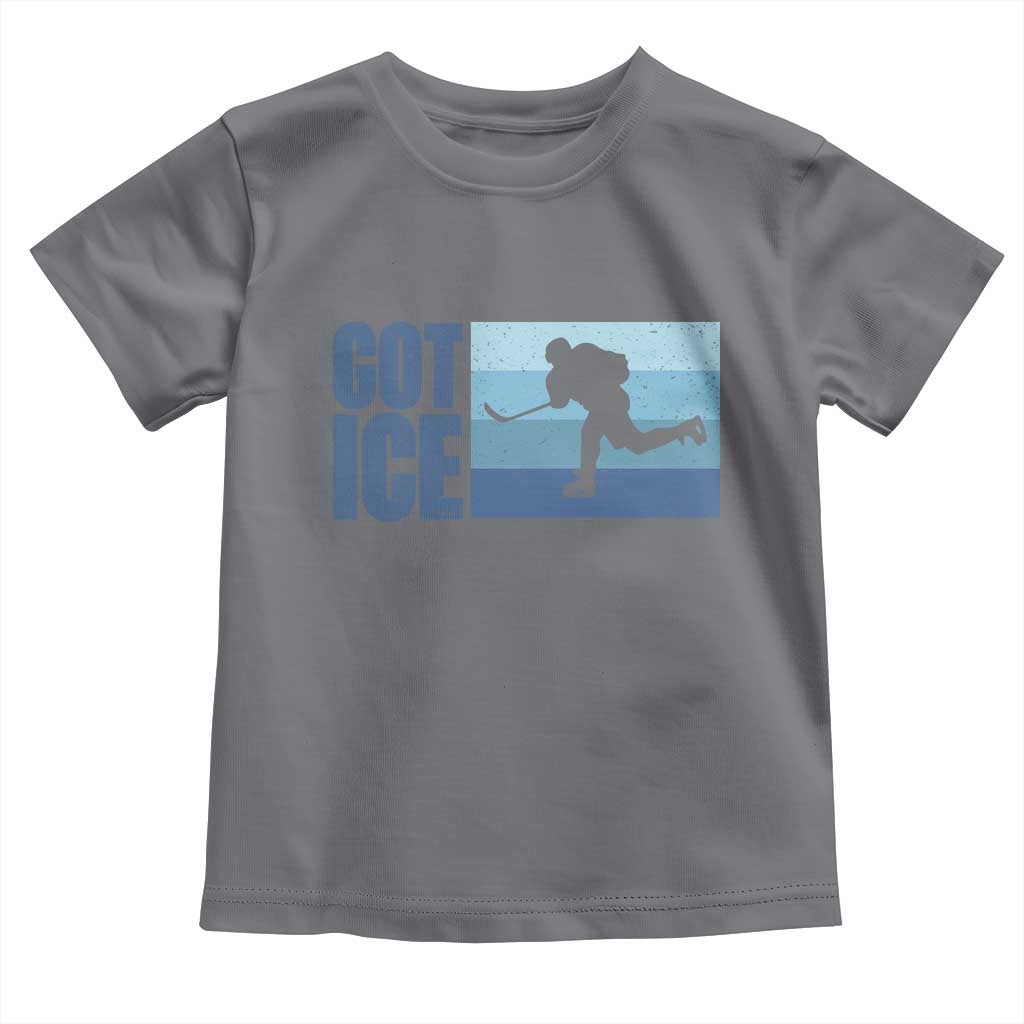 Got Ice Toddler T Shirt Ocean Blue Retro Ice Hockey Sport Lover Gift - Wonder Print Shop