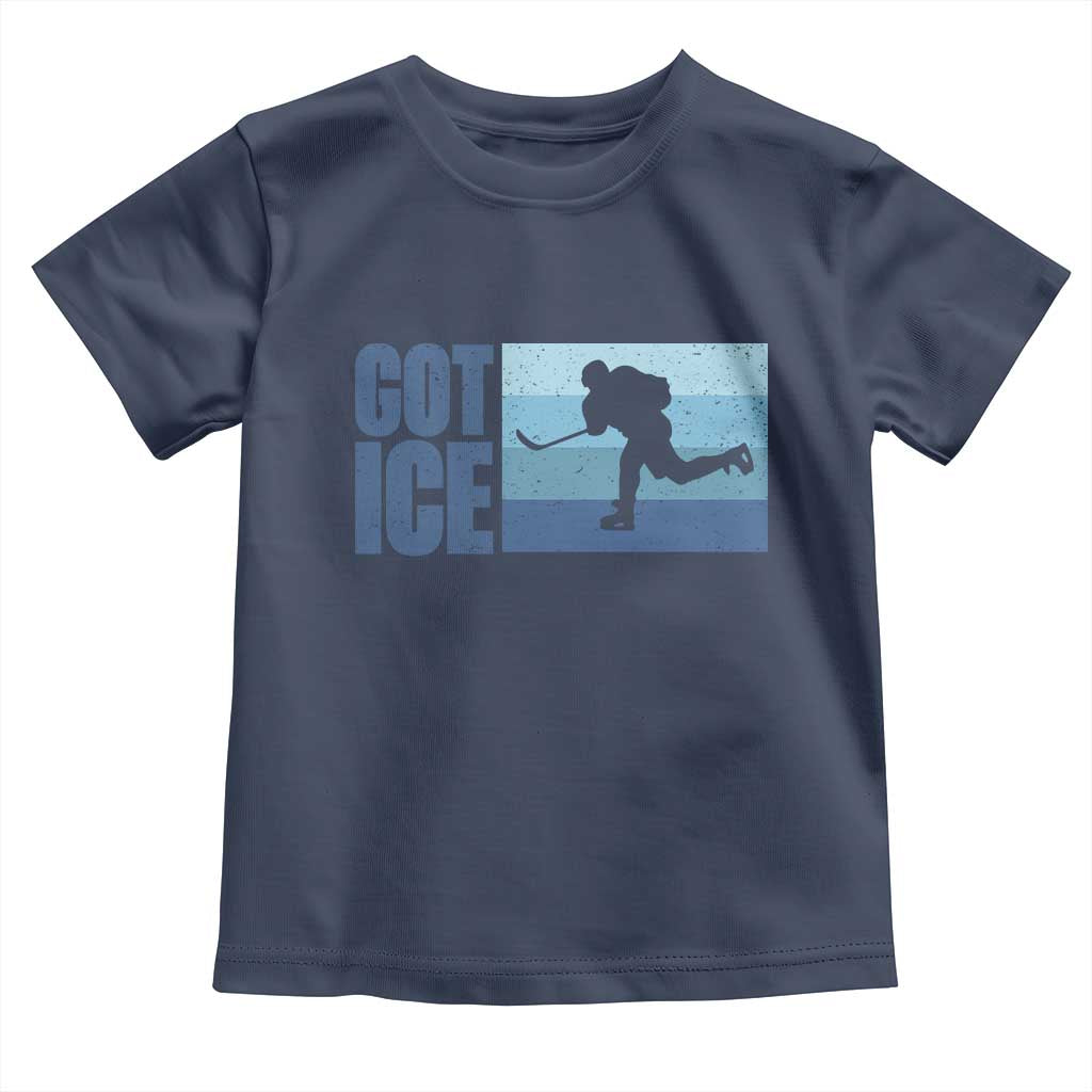 Got Ice Toddler T Shirt Ocean Blue Retro Ice Hockey Sport Lover Gift - Wonder Print Shop