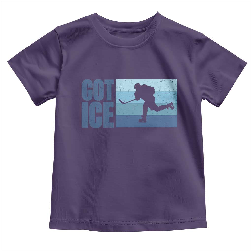 Got Ice Toddler T Shirt Ocean Blue Retro Ice Hockey Sport Lover Gift - Wonder Print Shop