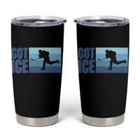 Got Ice Tumbler Cup Ocean Blue Retro Ice Hockey Sport Lover Gift - Wonder Print Shop