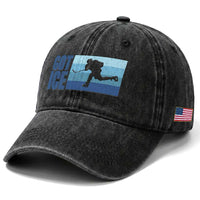 Got Ice Washed Cotton Baseball Cap Ocean Blue Retro Ice Hockey Sport Lover Gift