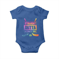 Straight Outta The Penalty Box Baby Onesie Tie Dye Effect Hockey Player Gift - Wonder Print Shop