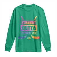 Straight Outta The Penalty Box Long Sleeve Shirt Tie Dye Effect Hockey Player Gift - Wonder Print Shop