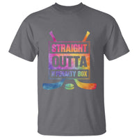 Straight Outta The Penalty Box T Shirt Tie Dye Effect Hockey Player Gift - Wonder Print Shop