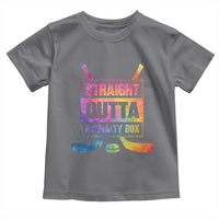Straight Outta The Penalty Box Toddler T Shirt Tie Dye Effect Hockey Player Gift - Wonder Print Shop