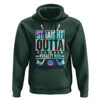 Straight Outta The Penalty Box Hoodie Iridescent Effect Hockey Player Gift - Wonder Print Shop