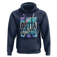 Straight Outta The Penalty Box Hoodie Iridescent Effect Hockey Player Gift - Wonder Print Shop