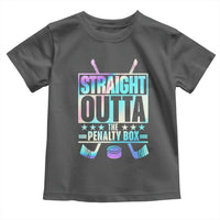 Straight Outta The Penalty Box Toddler T Shirt Iridescent Effect Hockey Player Gift - Wonder Print Shop
