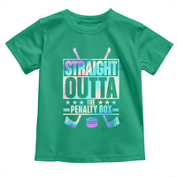 Straight Outta The Penalty Box Toddler T Shirt Iridescent Effect Hockey Player Gift - Wonder Print Shop