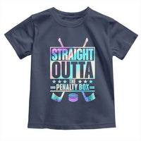 Straight Outta The Penalty Box Toddler T Shirt Iridescent Effect Hockey Player Gift - Wonder Print Shop