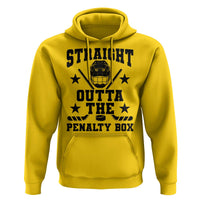 Straight Outta The Penalty Box Hoodie Funny Youth Ice Hockey Gift - Wonder Print Shop
