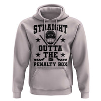 Straight Outta The Penalty Box Hoodie Funny Youth Ice Hockey Gift - Wonder Print Shop