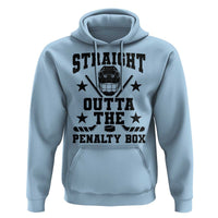 Straight Outta The Penalty Box Hoodie Funny Youth Ice Hockey Gift - Wonder Print Shop