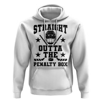 Straight Outta The Penalty Box Hoodie Funny Youth Ice Hockey Gift - Wonder Print Shop