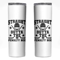Straight Outta The Penalty Box Skinny Tumbler Funny Youth Ice Hockey Gift - Wonder Print Shop