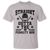 Straight Outta The Penalty Box T Shirt Funny Youth Ice Hockey Gift - Wonder Print Shop