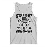 Straight Outta The Penalty Box Tank Top Funny Youth Ice Hockey Gift - Wonder Print Shop