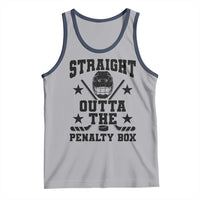 Straight Outta The Penalty Box Tank Top Funny Youth Ice Hockey Gift - Wonder Print Shop