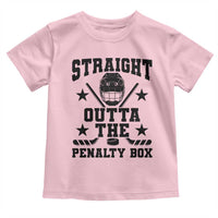 Straight Outta The Penalty Box Toddler T Shirt Funny Youth Ice Hockey Gift - Wonder Print Shop