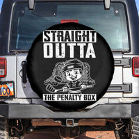 Straight Outta The Penalty Box Spare Tire Cover Funny Hockey Gift For Boys - Wonder Print Shop