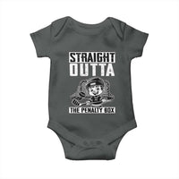 Straight Outta The Penalty Box Baby Onesie Funny Hockey Gift For Boys - Wonder Print Shop