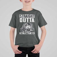 Straight Outta The Penalty Box T Shirt For Kid Funny Hockey Gift For Boys - Wonder Print Shop