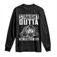 Straight Outta The Penalty Box Long Sleeve Shirt Funny Hockey Gift For Boys - Wonder Print Shop