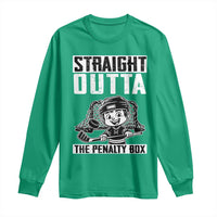 Straight Outta The Penalty Box Long Sleeve Shirt Funny Hockey Gift For Boys - Wonder Print Shop