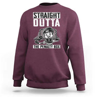 Straight Outta The Penalty Box Sweatshirt Funny Hockey Gift For Boys - Wonder Print Shop