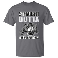 Straight Outta The Penalty Box T Shirt Funny Hockey Gift For Boys - Wonder Print Shop
