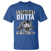 Straight Outta The Penalty Box T Shirt Funny Hockey Gift For Boys - Wonder Print Shop