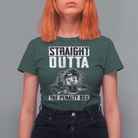 Straight Outta The Penalty Box T Shirt For Women Funny Hockey Gift For Boys - Wonder Print Shop