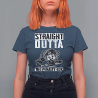 Straight Outta The Penalty Box T Shirt For Women Funny Hockey Gift For Boys - Wonder Print Shop