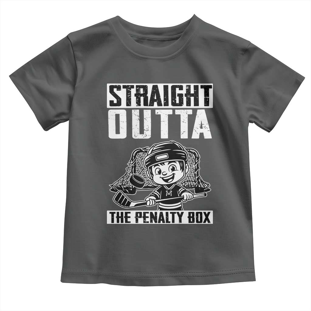 Straight Outta The Penalty Box Toddler T Shirt Funny Hockey Gift For Boys - Wonder Print Shop