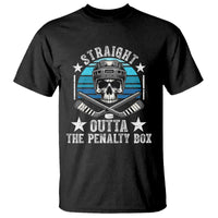 Straight Outta The Penalty Box Hockey T Shirt Funny Skull Player Gift - Wonder Print Shop