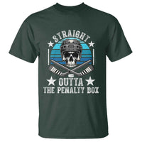 Straight Outta The Penalty Box Hockey T Shirt Funny Skull Player Gift - Wonder Print Shop