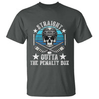 Straight Outta The Penalty Box Hockey T Shirt Funny Skull Player Gift - Wonder Print Shop