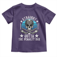 Straight Outta The Penalty Box Hockey Toddler T Shirt Funny Skull Player Gift - Wonder Print Shop