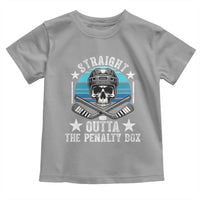 Straight Outta The Penalty Box Hockey Toddler T Shirt Funny Skull Player Gift - Wonder Print Shop