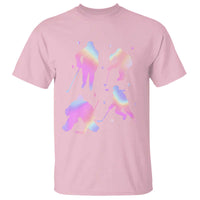 Iridescent Effect Hockey Players Retro Sport Lover Gift T Shirt - Wonder Print Shop
