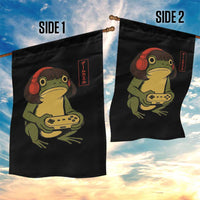 Funny Frog Bob Haircut Gamer Meme Garden Flag Game Lover - Wonder Print Shop